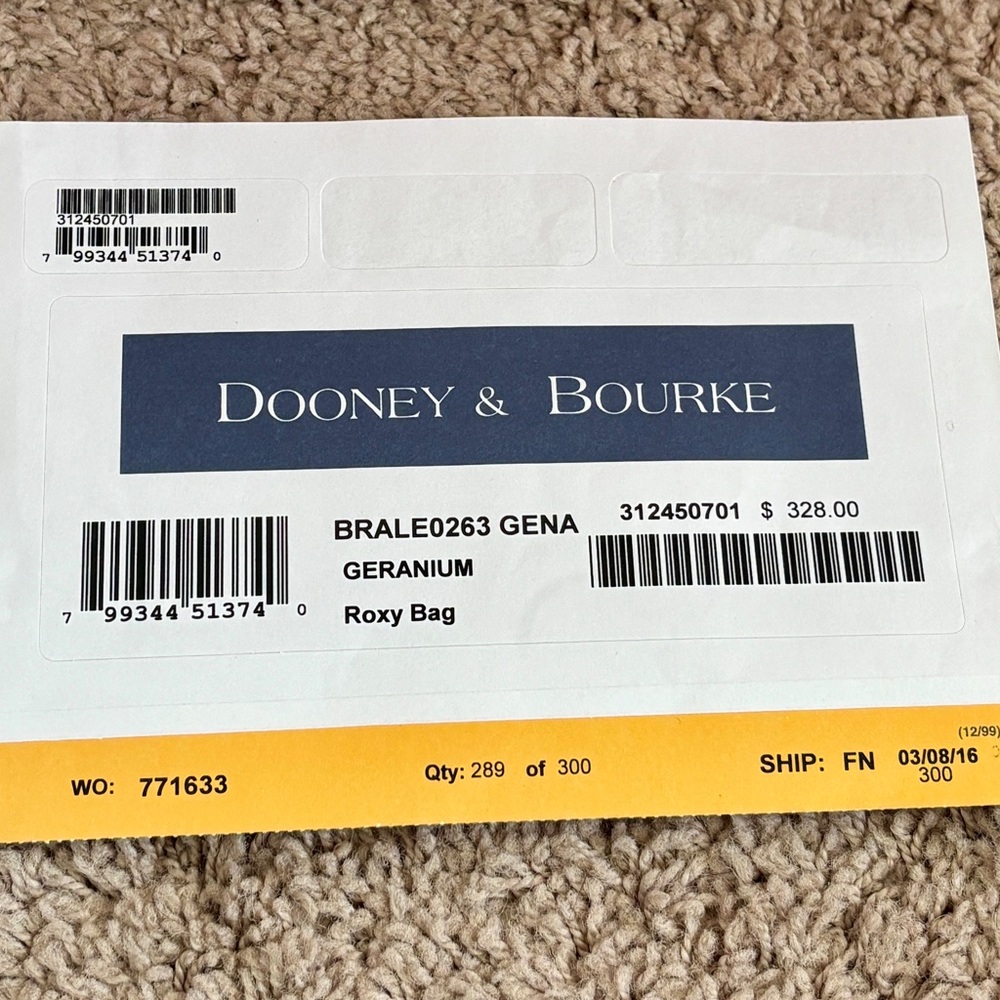 NWT Dooney & Bourke Raleigh Roxy Bag - Picture 7 of 15